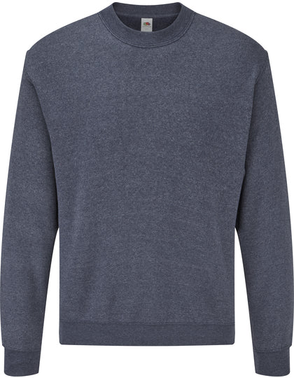 Fruit of the Loom F324 Classic Set-in Sweat – optional mit Wunschdruck – Vorderansicht