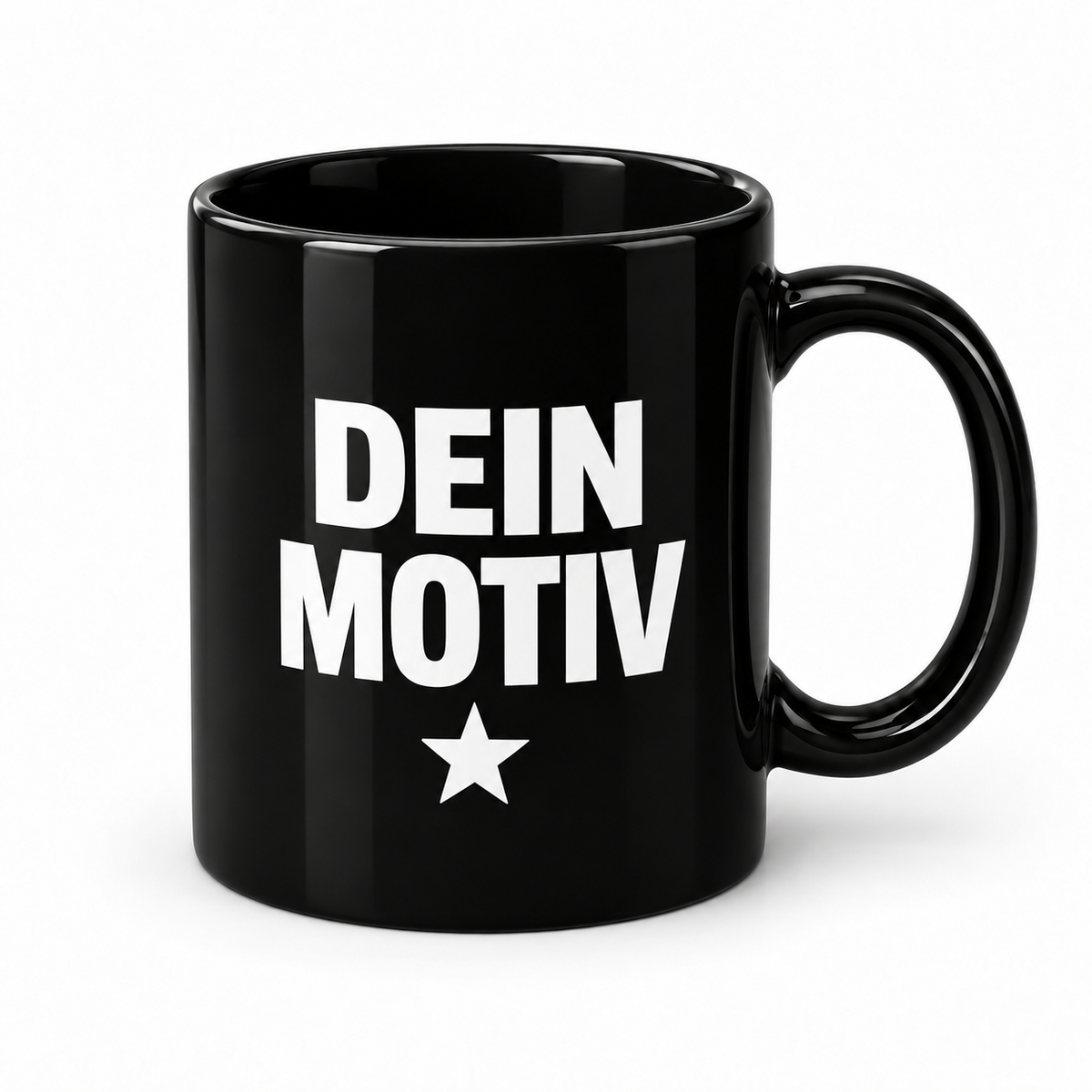 Eigene Produktvisualisierung – classic schwarz – Dein Motiv