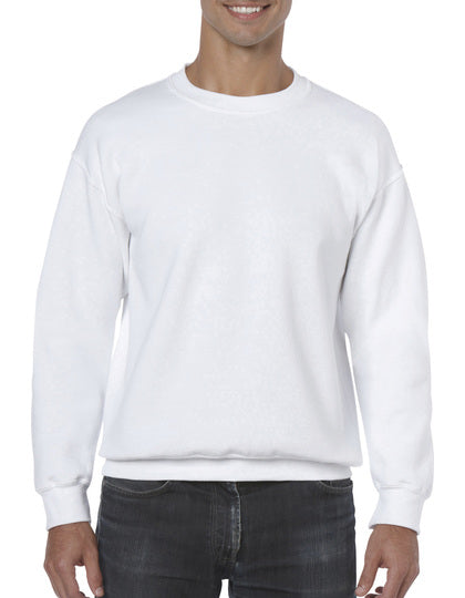 Gildan 18000 Heavy Blend Crewneck Sweatshirt – optional mit Wunschdruck – Vorderansicht