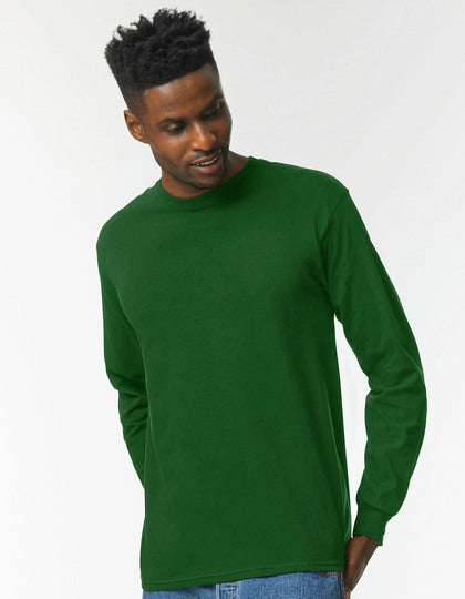 Gildan 2400 Ultra Cotton™ Langarmshirt – optional mit Wunschdruck