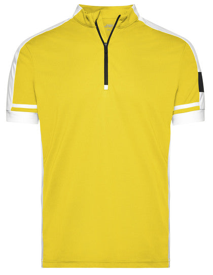 Daiber JN452 / JN451 Bike-T Half Zip Radtrikot – Herren und Damen mit Wunschdruck