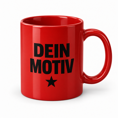 Eigene Produktvisualisierung – classic rot – Dein Motiv