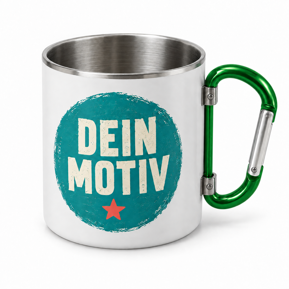 Eigene Produktvisualisierung – steel grün – Dein Motiv