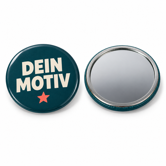 Button – Vorder- und Rückseite, Spiegel – Produktvisualisierung