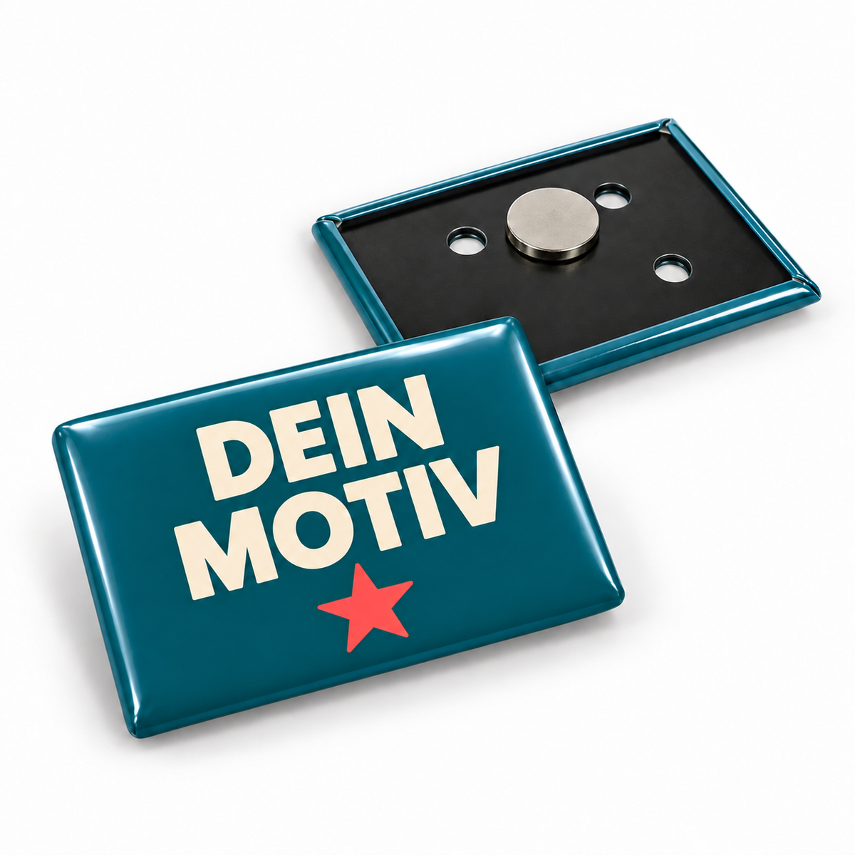 44x68mm Buttons mit Powermagnet – Vorder- und Rückseite