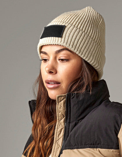 Beechfield B442R Fashion Patch Beanie