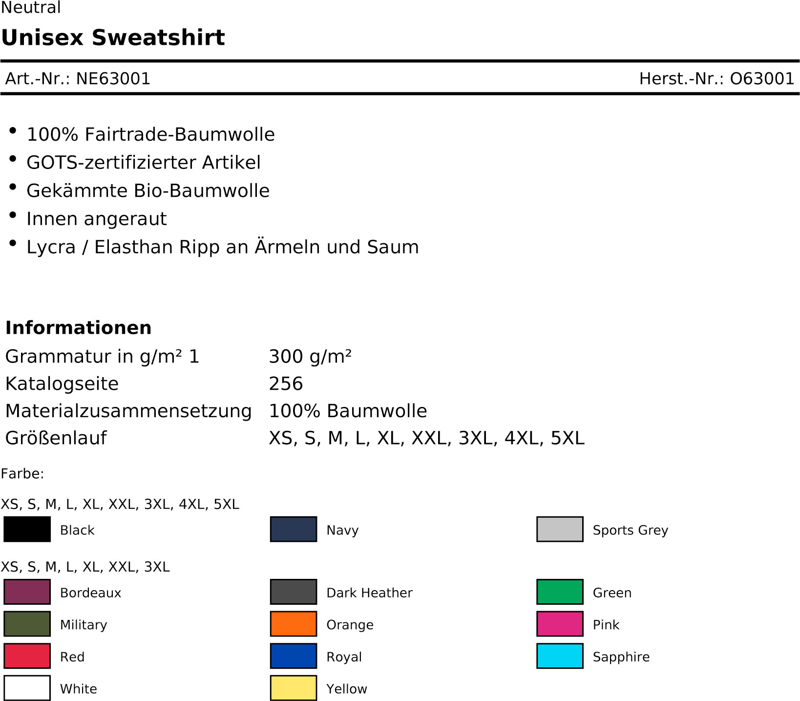 Unisex-Sweatshirt-Ne63001